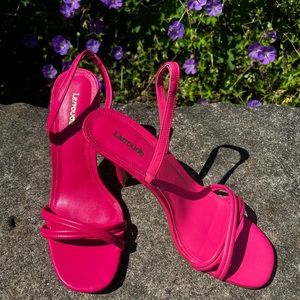 Larroude Annie Leather Sandals
